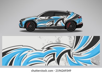 Diseño de lienzo de cierre de coches. Fondo gráfico de carreras de línea abstracta Diseño vectorial para vehículo, coche de carreras, rally, camuflaje de rivalidad de aventura.