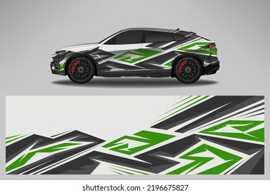 Diseño de lienzo de cierre de coches. Fondo gráfico de carreras de línea abstracta Diseño vectorial para vehículo, coche de carreras, rally, camuflaje de rivalidad de aventura.