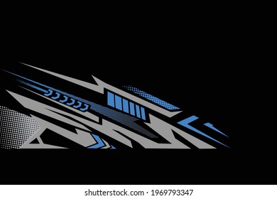 Car decal wrap stripe Vector design