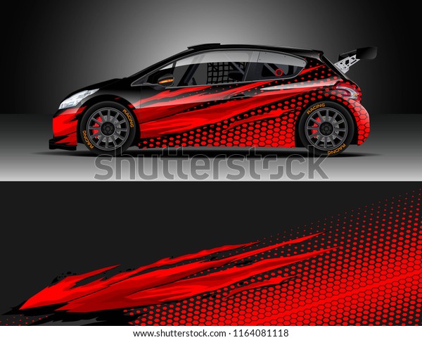 Car decal wrap, Truck and\
cargo van design vector. Graphic abstract stripe racing background\
kit designs for wrap vehicle, race car, rally, adventure and\
livery
