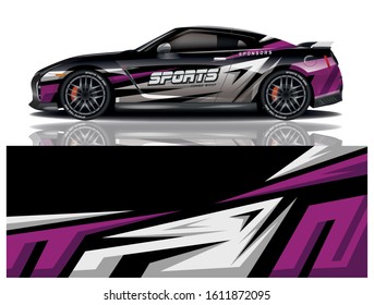 Car Decal Wrap Vector Design
