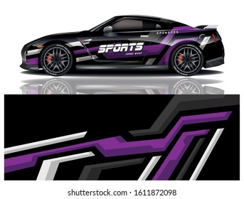 Car Decal Wrap Vector Design