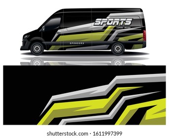 Car Decal Wrap Vector Design 