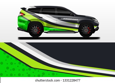 Car decal wrap vector designs. Truck and cargo , company , rally, drift .