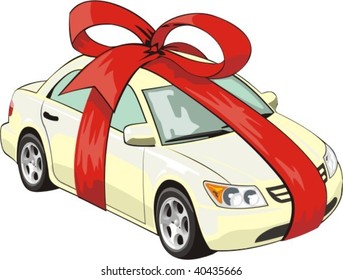 car decorated by decorative tape