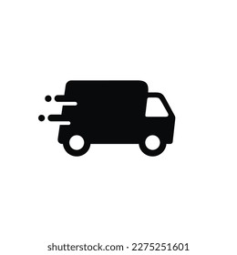 Car delivery icon isolated on white background