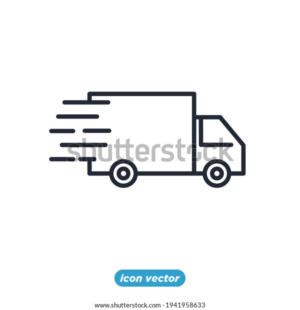car delivery\
icon. car delivery symbol template for graphic and web design\
collection logo vector\
illustration