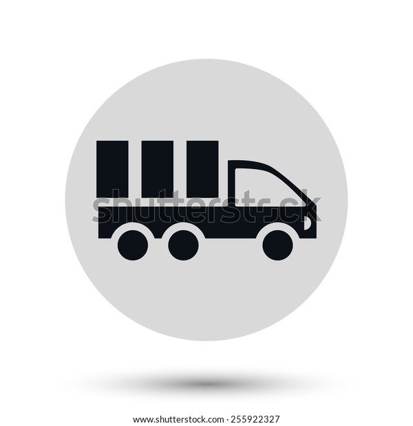 Car delivery icon\
transport vector symbol