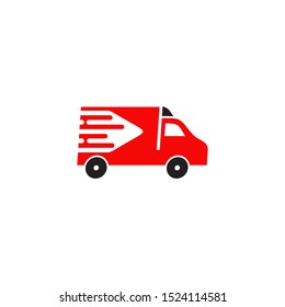 Car delivery logo design icon vector template