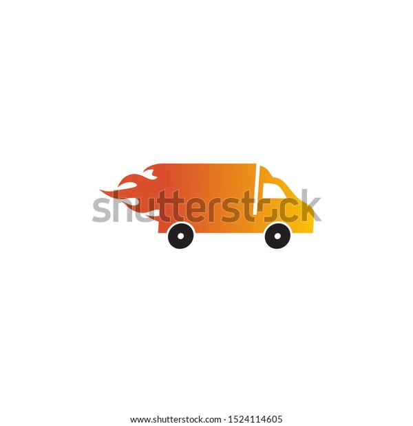 Car delivery\
logo design icon vector\
template