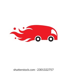 Car delivery logo images illustration design
