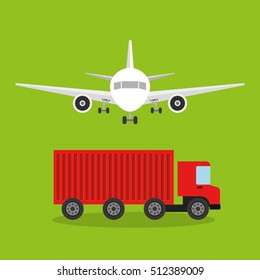 car delivery service icon vector illustration design
