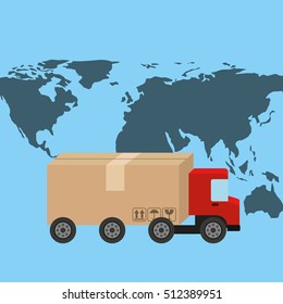 car delivery service icon vector illustration design