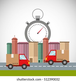 car delivery service icon vector illustration design