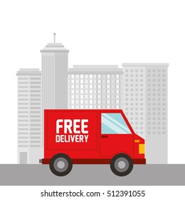 car delivery service icon vector illustration design