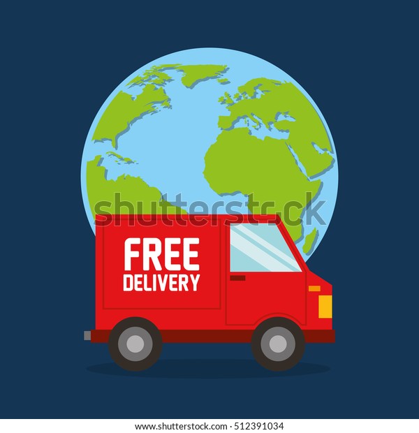 car\
delivery service icon vector illustration\
design
