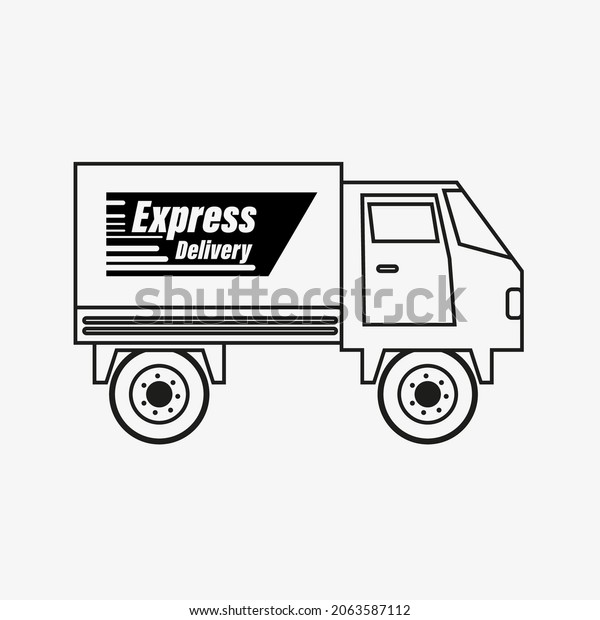 Car Delivery Truck Icons Vector, car, angle,\
freight Transport