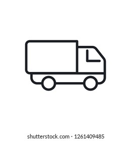 car delivery vector icon
