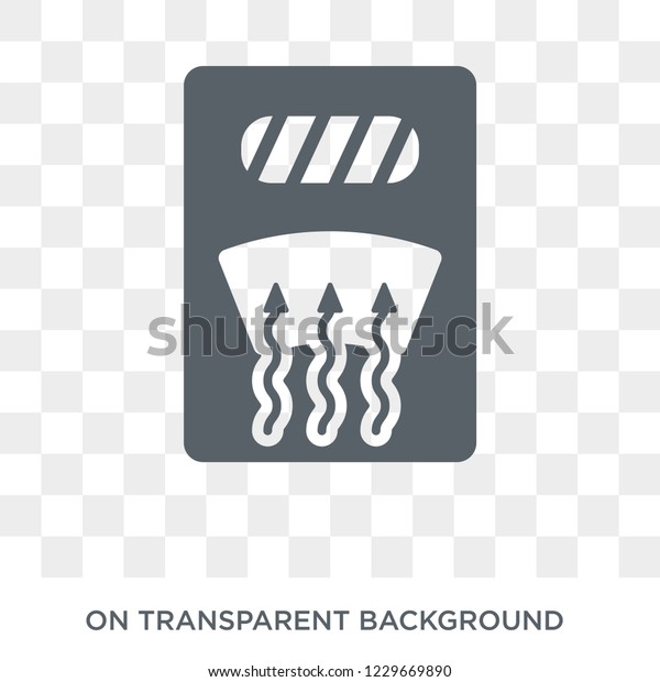 car demister icon. car demister design\
concept from Car parts collection. Simple element vector\
illustration on transparent\
background.
