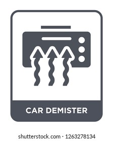 car demister icon vector on white background, car demister trendy filled icons from Car parts collection, car demister simple element illustration