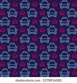 Diseño del coche elementos repetitivos coloridos sin inconvenientes ilustración del vector fondo