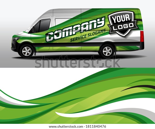 Car design\
development for the company. Car branding. Green sticker. Car\
design development for the\
company.\
