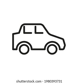 Car design icon. Thin line vector icon for mobile concepts and web apps. Premium quality icon. 