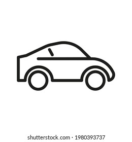 Car design icon. Thin line vector icon for mobile concepts and web apps. Premium quality icon. 