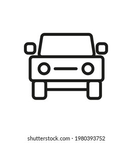 Icono de diseño de coches. Icono de vector de línea delgada para conceptos móviles y aplicaciones web. Icono de calidad premium. 