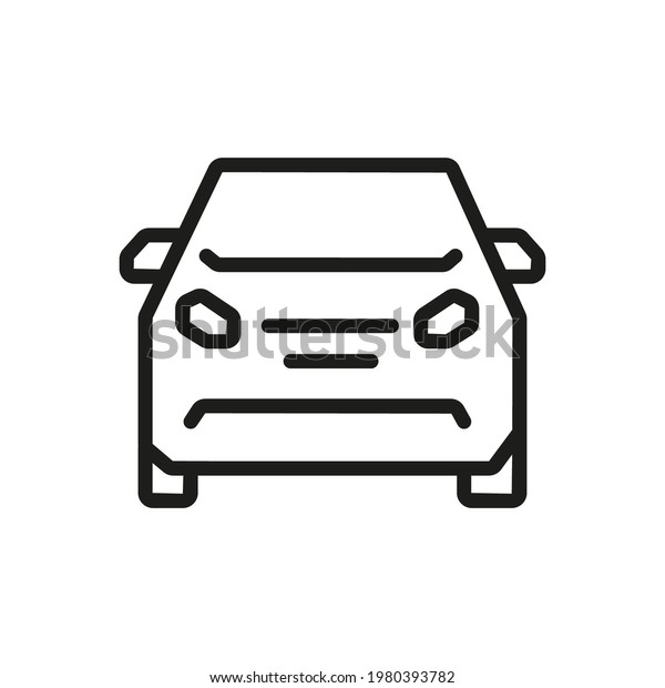 Car design icon. Thin line\
vector icon for mobile concepts and web apps. Premium quality icon.\

