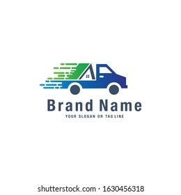 car design logo and moving house vector template