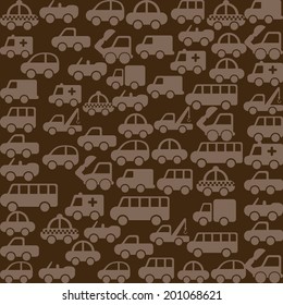 car design over brown background vector illustration