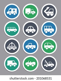 car design over gray background vector illustration