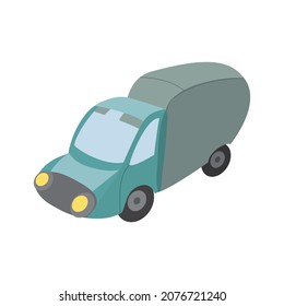 diseño de coche sobre ilustración de vector de fondo blanco