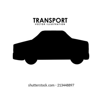 car design over  white background vector illustration