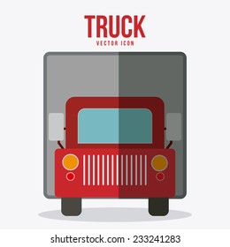 Car design over white background, vector illustration.