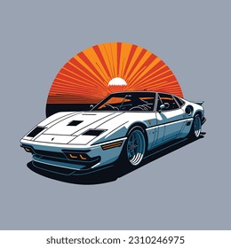 Car  designs fir t shirts vector illustration