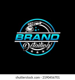 car detailing automotive logo design template