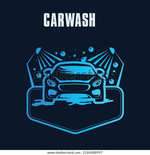 Car detailing business logo vector with a car being\
washed in a shower line with water spilled on the floor. best for\
business logo or posters for background or can be printed on a\
shirt and gifted. 