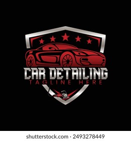 Car detailing logo, car logo