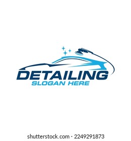 plantilla de logotipo de detalle de coches auto