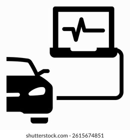 Car Diagnostic Icon Element For Design