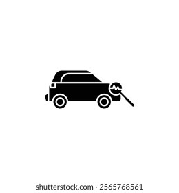 Car diagnostic icon Vector flat thin line illustration
