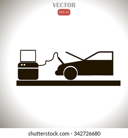 car diagnostics icon
