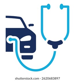 Car Diagnostics Icon Element For Design