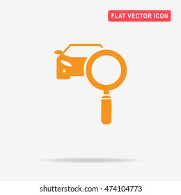 Car diagnostics icon. Vector concept illustration for design.