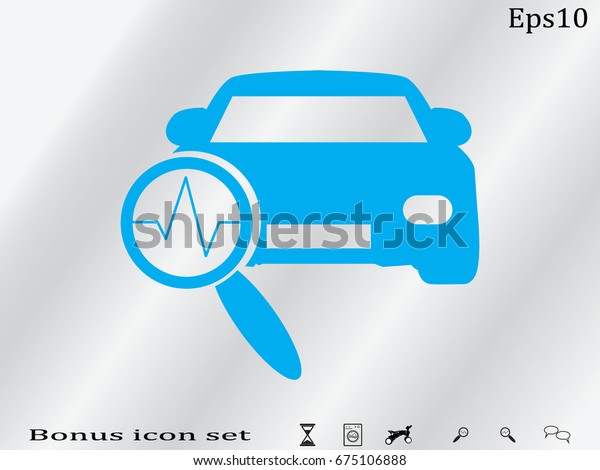 car
diagnostics, icon, vector illustration
eps10
