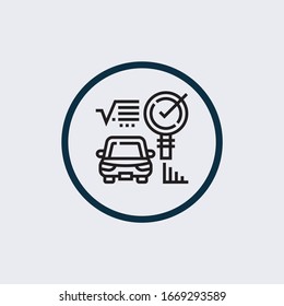 car diagnostics outline icon. Elements of car repair illustration icon. Signs and symbols can be used for web, logo, mobile app, UI,