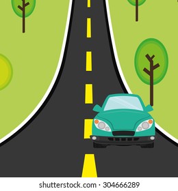 Car digital design, vector illustration 10 eps graphic