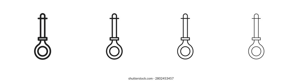 Car dipstick icon collection. Vector illustration EPS10.